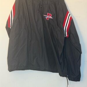 Boathouse Sports Pullover Windbreaker Jacket 2XL Black USA Made Embroidered